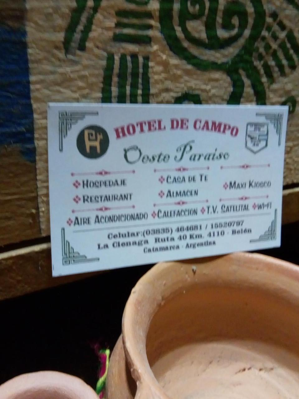 Hotel De Campo Oeste Paraiso Ла-Сьенага Экстерьер фото